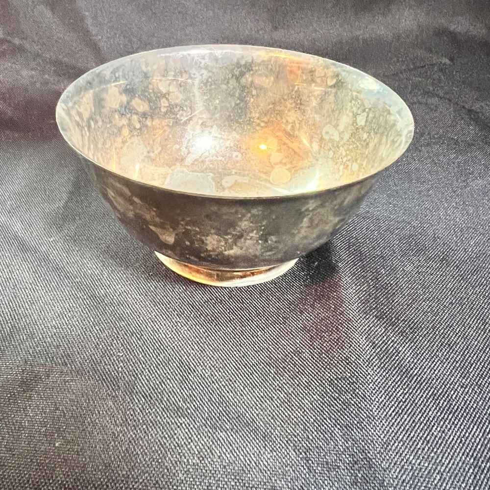 Vintage WM. A. Rogers Paul Revere Reproduction Silverplate Bowl 4″ Colonial‎